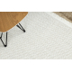 Vloerkleed NANO FH93A Enkele kleur, lus, platgeweven wit