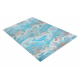 BAMBINO 61540 tapijt wasbaar Oceaan, vis voor kinderen antislip - blauw / beige