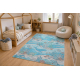 BAMBINO 61540 tapijt wasbaar Oceaan, vis voor kinderen antislip - blauw / beige