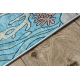 BAMBINO 61540 Waschteppich Ozean, Fische für Kinder Anti-Rutsch - blau / beige