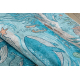 BAMBINO 61540 tapijt wasbaar Oceaan, vis voor kinderen antislip - blauw / beige
