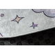 BAMBINO 61400 Waschteppich Einhorn, Regenbogen für Kinder Anti-Rutsch - creme / rosa