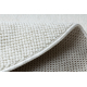 Carpet CASABLANCA PLUS circle cream One-colour, loop - SECOND-RATE PRODUCT