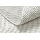 Vloerkleed CASABLANCA PLUS rond creme Eenkleurig, lus - TWEEDE-KLASSE PRODUCT