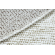 Carpet CASABLANCA PLUS circle cream One-colour, loop - SECOND-RATE PRODUCT
