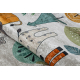BAMBINO 61570 Waschteppich Tiere, Afrika für Kinder Anti-Rutsch - creme / grün