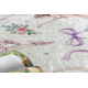 BAMBINO 61600 washing carpet Ballerina, for children anti-slip - cream / pink
