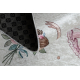 BAMBINO 61600 tvättmatta Ballerina för barn halkskydd - kräm / rosa