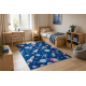 BAMBINO 61580 washing carpet Space, rocket for children anti-slip - navy blue / orange