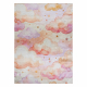 BAMBINO 61510 vasketeppe Skyer, stjerner for barn anti-skli - krem / rosa