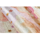 BAMBINO 61510 wastapijt Wolken, sterren voor kinderen antislip - room / roze