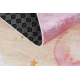 BAMBINO 61510 wastapijt Wolken, sterren voor kinderen antislip - room / roze