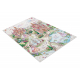 BAMBINO 61520 χαλί πλυσίματος Πριγκίπισσα, κάστρο τόξο για παιδιά αντιολισθητικό - κρεμ / ροζ