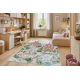 BAMBINO 61520 tvättmatta Prinsessa, slott för barn halkskydd - kräm / rosa