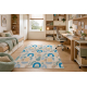 BAMBINO 61460 vasketeppe Geometrisk for barn anti-skli - beige / blå