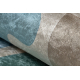 Tapis lavable BAMBINO 61460 Géométrique pour les enfants antidérapant - beige / bleu
