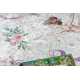 BAMBINO 61600 cirkel wastapijt Ballerina voor kinderen antislip - room / roze