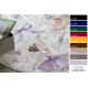 BAMBINO 61600 apskritimo skalbimo kilimas Balerina vaikams neslystantis - kremas / rožinis