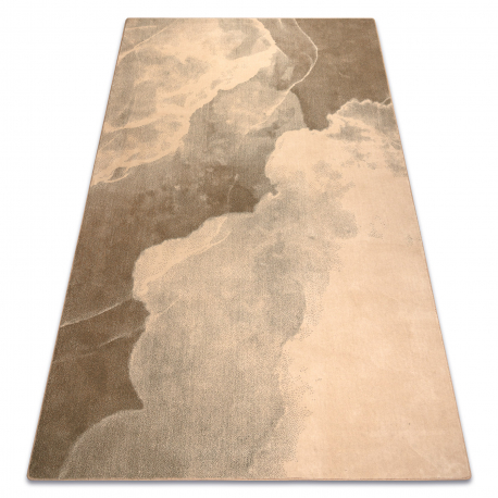 Vuna Tepih OMEGA CALIMA Apstrakcija zelena / bež