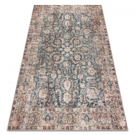 Matto SAMPLE RIO TEX H0534 Kehys, ornamentti vihreä / beige