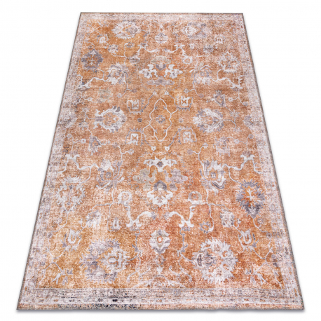 Tapis SAMPLE ESTE P1817 Ornement orange