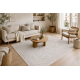 Tapis SAMPLE COPENHAGEN J3094 Boho, cadre crème