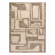 Covor SAMPLE KENNEDY C6768A Geometric maro / bej