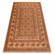 Alfombra de lana KASHQAI 4301 100 oriental, étnico color salmón / burdeos