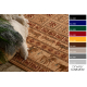 Alfombra de lana KASHQAI 4301 100 oriental, étnico color salmón / burdeos