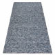 Alfombra azul NEPAL Aqua II Melange - lana, de doble cara, natural