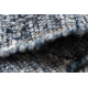 Tapis NEPAL Aqua II bleus Mélange - laine, double face, naturel