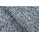Alfombra azul NEPAL Aqua II Melange - lana, de doble cara, natural
