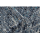 Alfombra azul NEPAL Aqua II Melange - lana, de doble cara, natural