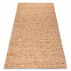 Alfombra beige NEPAL Latte Copper multi Melange - lana, de doble cara, natural