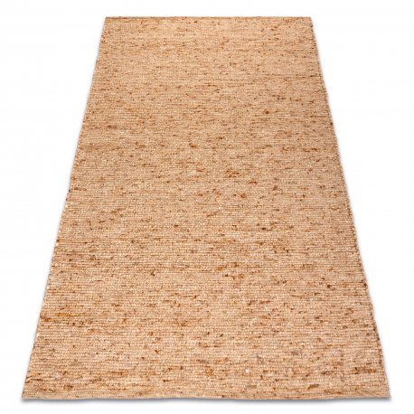 Tepih NEPAL Latte Copper multi bež Melange - vuneni, dvostrani, prirodan