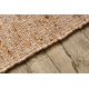 Tepih NEPAL Latte Copper multi bež Melange - vuneni, dvostrani, prirodan