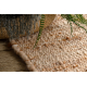 NEPAL Latte Copper multi beige matta Melerad - ylle, dubbelsidig, naturlig