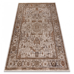 LARIS 736 paklājs, krēms / bēšs – rāmja motīvs, ornaments, klasisks, vintāžas stils, bārkstis