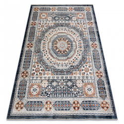 Dywan SAMPLE BOHEM A5830A Ramka pomarańczowy / niebieski
