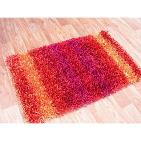 TAPIS SHAGGY TOPSY 110 rouge