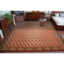 Vlnený koberec POLONIA BUCHARA burgundské