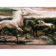 Teppich WANDTEPPICH - PFERDE olive