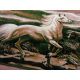 Teppich WANDTEPPICH - PFERDE olive