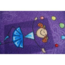 Tappeto kids HAPPY viola