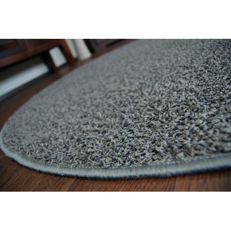 Kulatý koberec GLITTER 166, popelavá