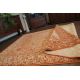 Wool carpet POLONIA SEMIRAMIDA terracotta