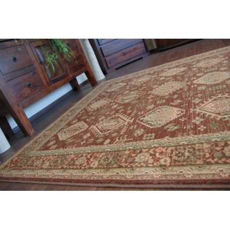 Wool carpet OMEGA SARDIS burgundy