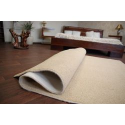 Fitted carpet SHAGGY MELODY cream
