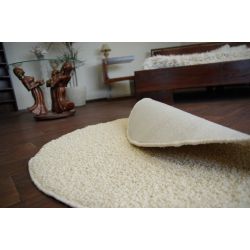 Matta runda MELODY grädde