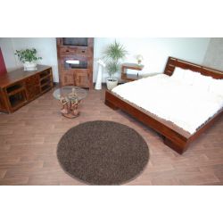 Teppich rund MISTRAL dunkelbraun